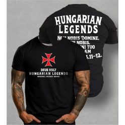 Deus Vult férfi rövid ujjú póló