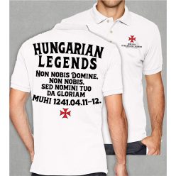 Deus Vult  férfi galléros póló