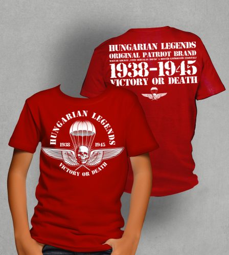 Ejtőernyős zászlóalj gyerek rövid ujjú póló