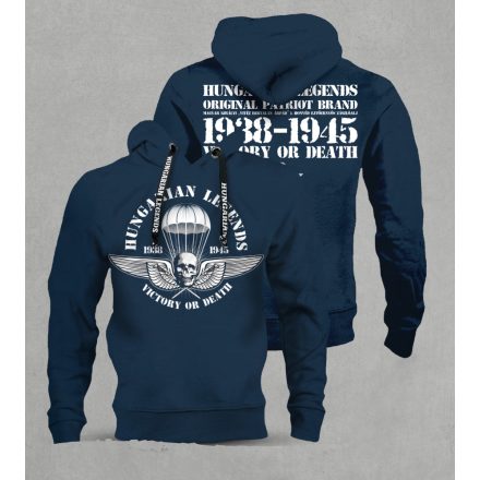 Ejtőernyős zászlóalj férfi kapucnis, belebújós pulóver