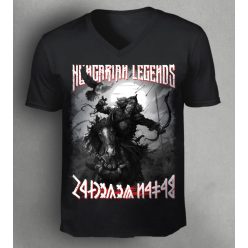 Előd vezér férfi v-nyakú póló