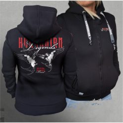 Fecske női cipzáras, kapucnis pulóver