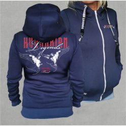 Fecske női cipzáras, kapucnis pulóver