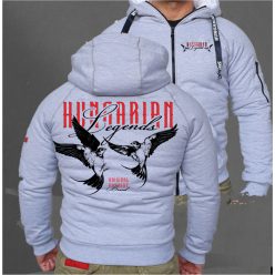 Fecske férfi sherpa béléses cipzáras pulóver