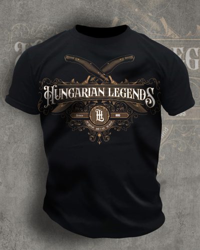 Fejesgörbe bicska férfi rövid ujjú póló