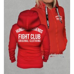 Fight Club női cipzáras, kapucnis pulóver