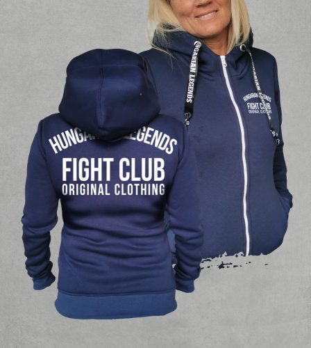 Fight Club női cipzáras, kapucnis pulóver