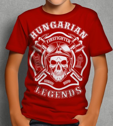 Tűzoltó gyerek rövid ujjú póló