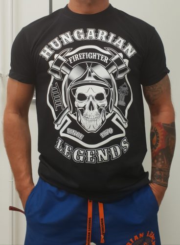 Tűzoltó férfi rövid ujjú póló
