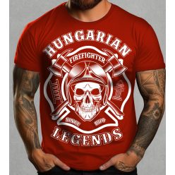 Tűzoltó férfi rövid ujjú póló