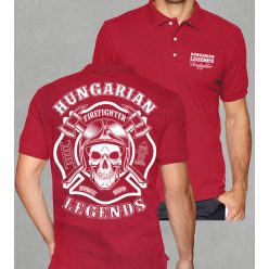 Tűzoltó  férfi galléros póló