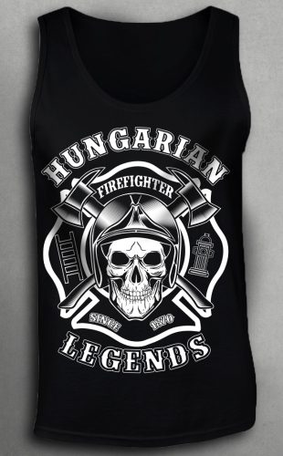 Tűzoltó férfi ujjatlan póló