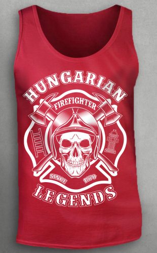 Tűzoltó férfi ujjatlan póló