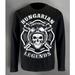 Tűzoltó  férfi hosszú ujjú póló