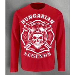 Tűzoltó  férfi hosszú ujjú póló