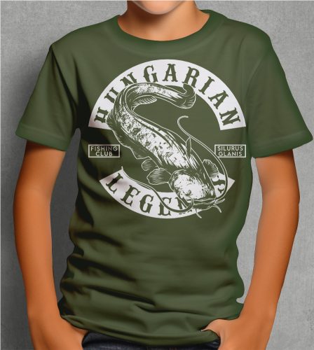 Harcsa - Silurus Glanis gyerek rövid ujjú póló