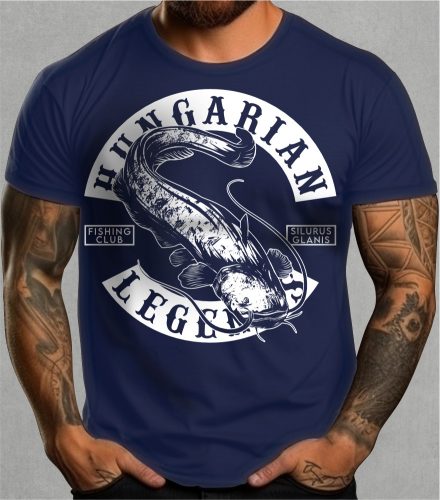 Harcsa - Silurus Glanis férfi rövid ujjú póló