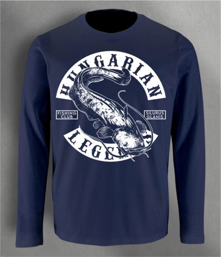 Harcsa - Silurus Glanis  férfi hosszú ujjú póló