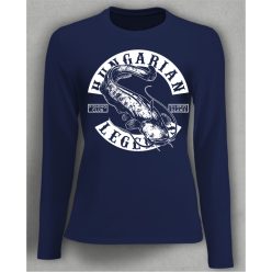 Harcsa - Silurus Glanis női hosszú ujjú póló