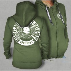   Hungarian Legends - 1941-1945 női cipzáras, kapucnis pulóver