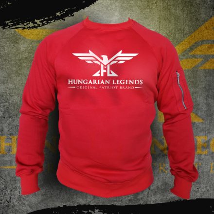 HL LOGO 24 férfi kerek nyakú pulóver