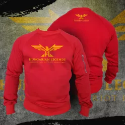 HL LOGO 24 férfi kerek nyakú pulóver