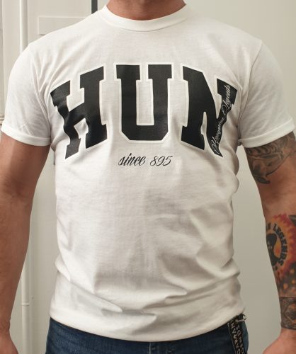 HUN feliratos férfi rövid ujjú póló