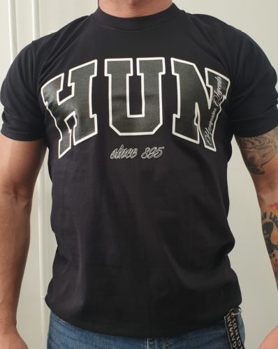 HUN feliratos férfi rövid ujjú póló