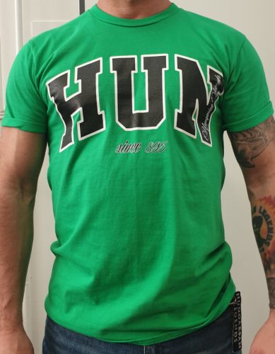 HUN feliratos férfi rövid ujjú póló
