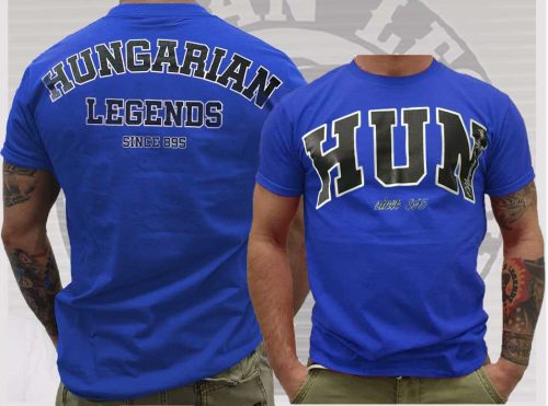 HUN feliratos férfi rövid ujjú póló
