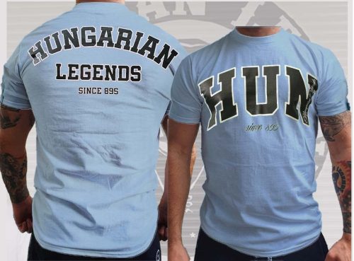 HUN feliratos férfi rövid ujjú póló