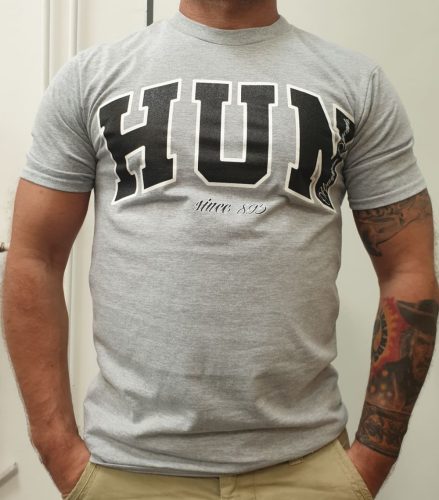 HUN feliratos férfi rövid ujjú póló