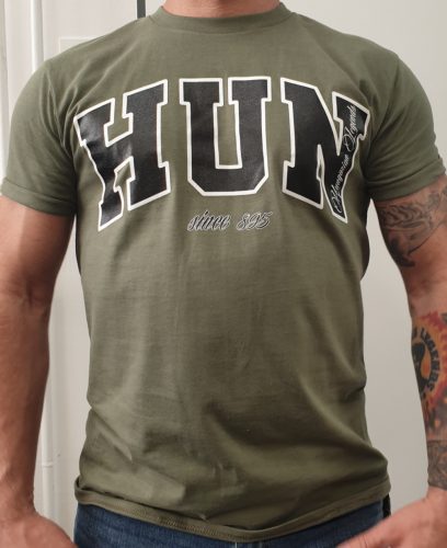 HUN feliratos férfi rövid ujjú póló