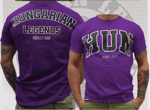 HUN feliratos férfi rövid ujjú póló
