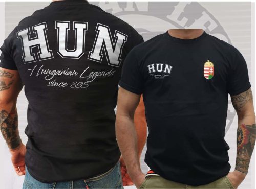 Magyar címeres férfi rövid ujjú póló