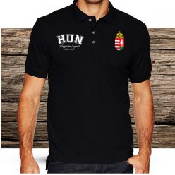 Magyar címeres férfi galléros póló