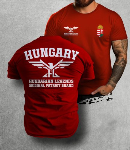 Magyar címeres 2024 férfi rövid ujjú póló