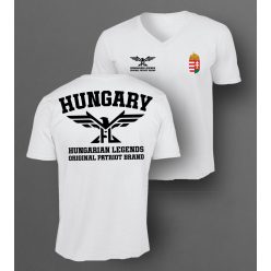 Magyar címeres 2024 férfi v-nyakú póló