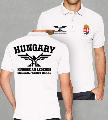 Magyar címeres 2024  férfi galléros póló