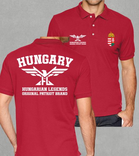 Magyar címeres 2024  férfi galléros póló