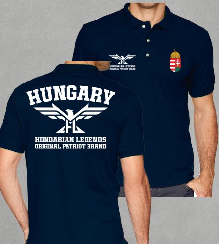 Magyar címeres 2024  férfi galléros póló