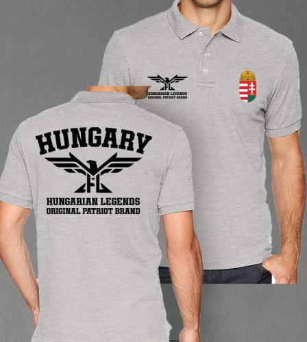 Magyar címeres 2024  férfi galléros póló