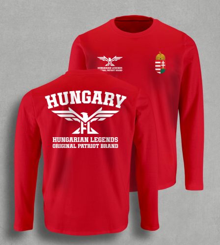 Magyar címeres 2024  férfi hosszú ujjú póló