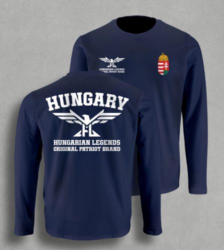 Magyar címeres 2024  férfi hosszú ujjú póló