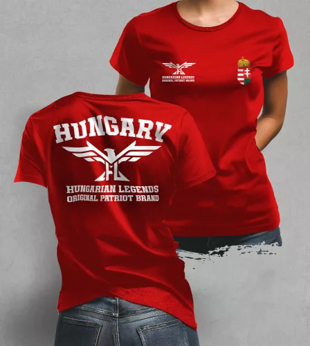 Magyar címeres 2024 női rövid ujjú póló