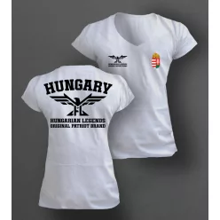Magyar címeres 2024 női v-nyakú póló