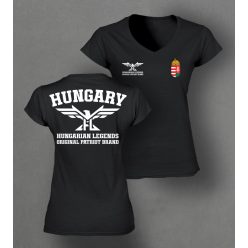 Magyar címeres 2024 női v-nyakú póló