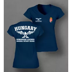 Magyar címeres 2024 női v-nyakú póló