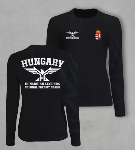 Magyar címeres 2024  férfi hosszú ujjú póló