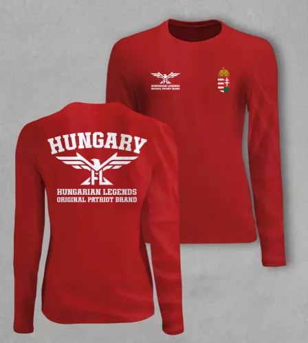 Magyar címeres 2024  férfi hosszú ujjú póló